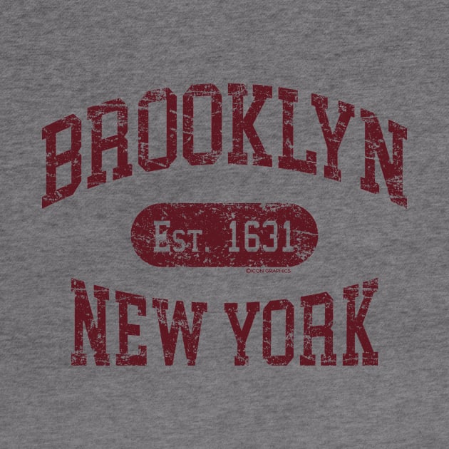 Brooklyn NY Vintage Distressed Retro Print by FireflyCreative